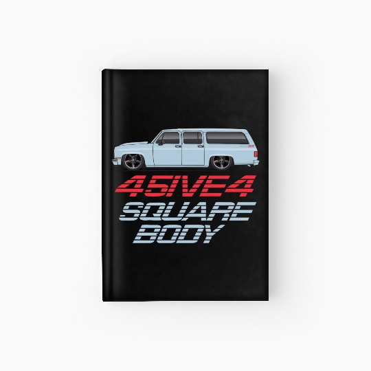 square Light Blue Hardcover Journal