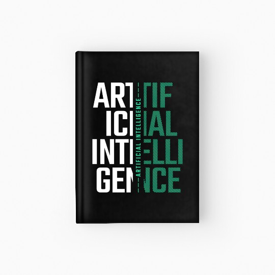 AI Artificial Intelligence Futuristic Nerd Gift Hardcover Journal