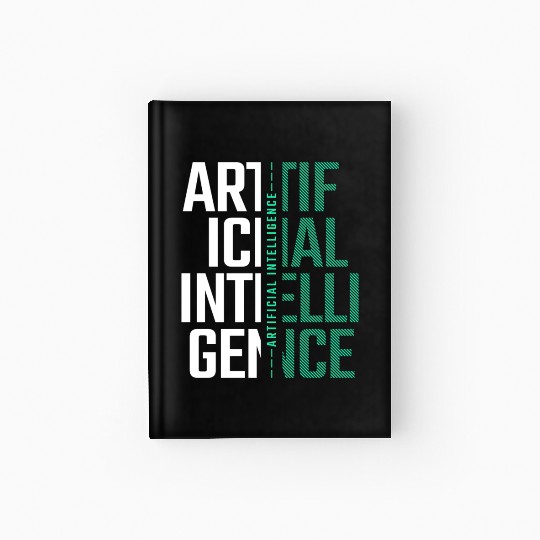 AI Artificial Intelligence Futuristic Nerd Gift Hardcover Journal
