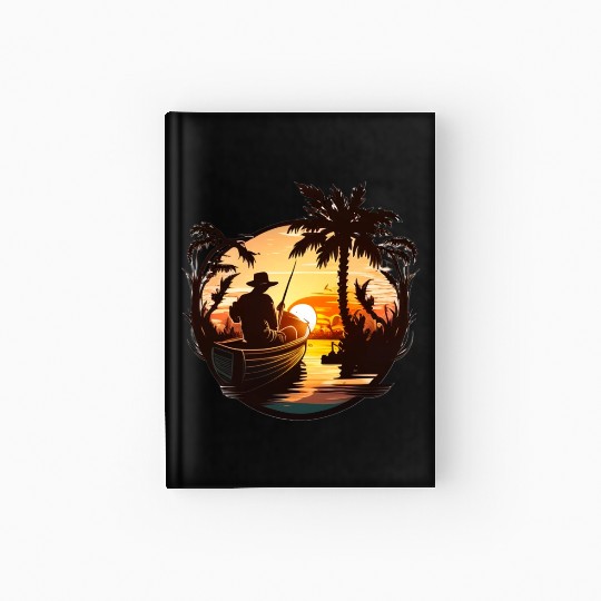 Rather be fishing Hardcover Journal