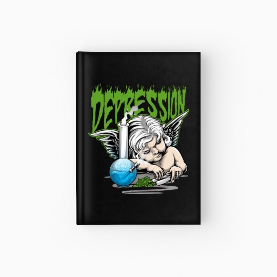 Depression Angel Hardcover Journal