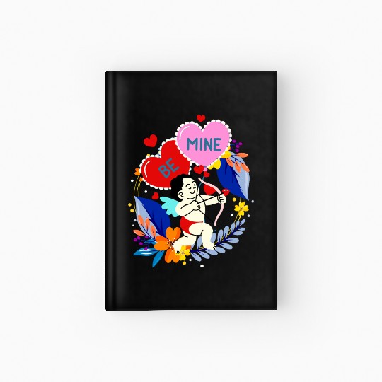 Cupid Be Mine - Valentines Day Hardcover Journal