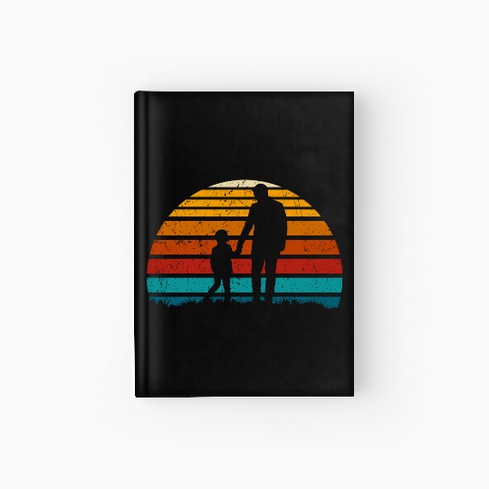 I love dad vintage Hardcover Journal