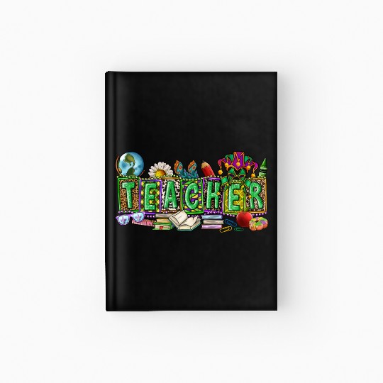 Mardi Gras Teacher Hardcover Journal