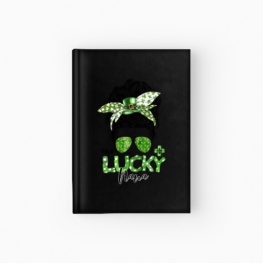 One Lucky Nana Matching Family St Patricks Day Hardcover Journal