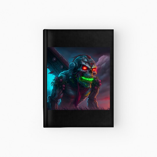 ZOMBIE IRON MAIDEN (version 15) Hardcover Journal