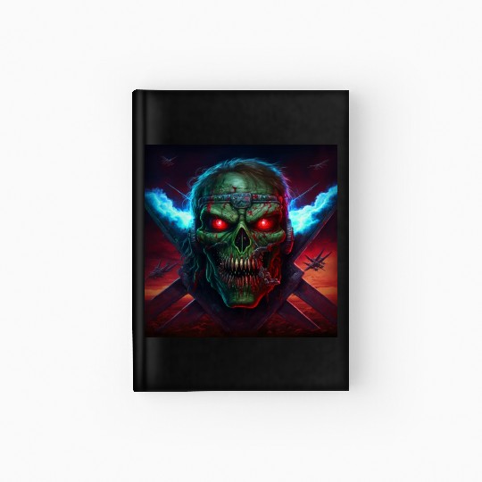 ZOMBIE IRON MAIDEN (version 14) Hardcover Journal