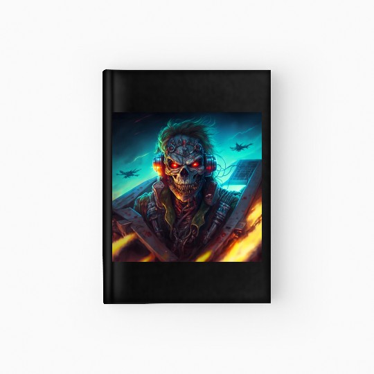 ZOMBIE IRON MAIDEN (version 13) Hardcover Journal