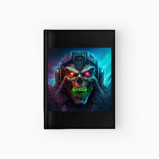 ZOMBIE IRON MAIDEN (version 8) Hardcover Journal