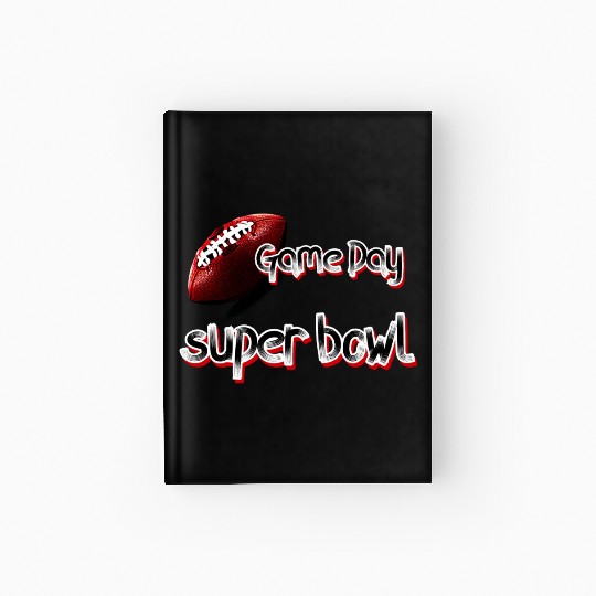super bowl sunday Hardcover Journal
