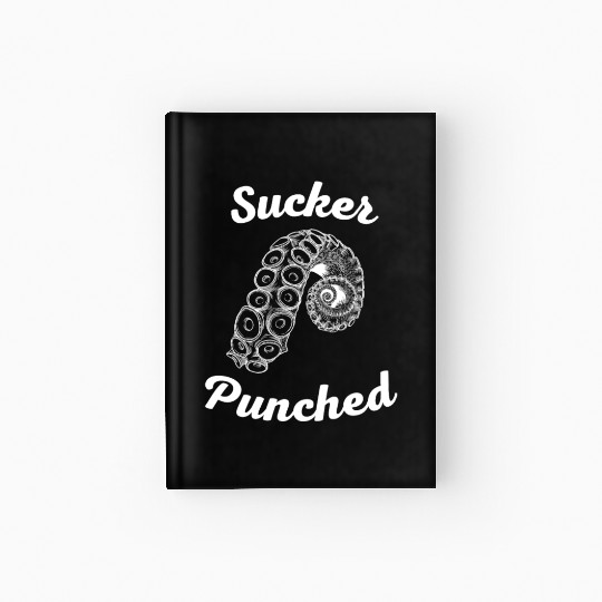 Octopus Sucker Punched Hardcover Journal