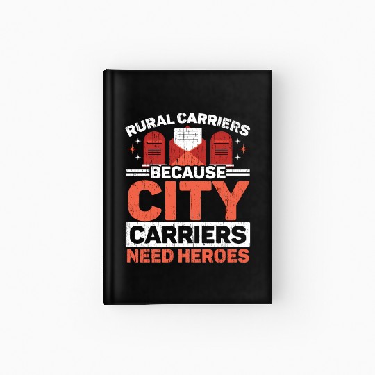 Postal Worker Mailman Delivery Mail Escort Hardcover Journal