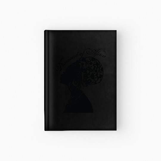 Diamond of Africa black power Hardcover Journal