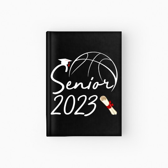 Graduate Senior Class 2023 Graduation Basketball Hardcover Journal