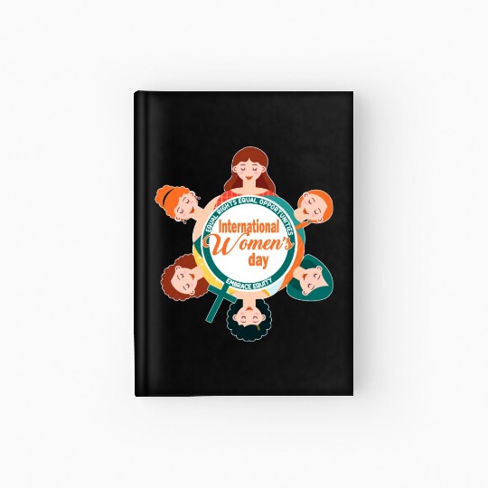 International Women's Day: Embrace Equity Hardcover Journal