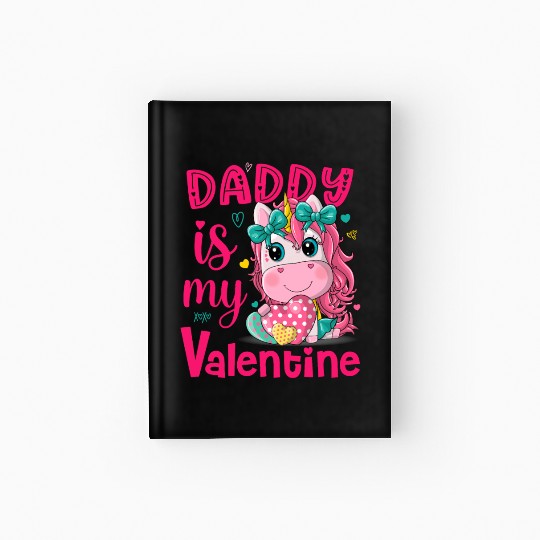 Valentines Day For Daughter From Dad Hardcover Journal