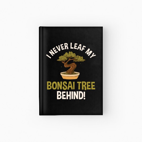Bonsai Tree Lover Hardcover Journal