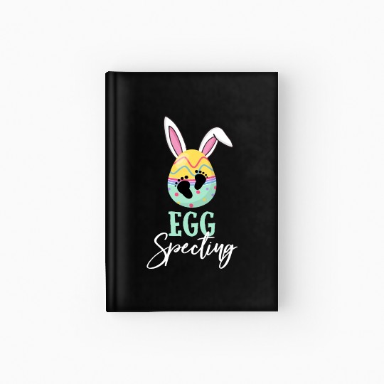 Womens Easter Pregnancy or Pregnant Mom To Be Hardcover Journal