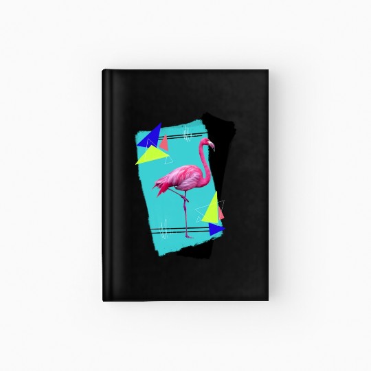 Retro Flamingo Hardcover Journal