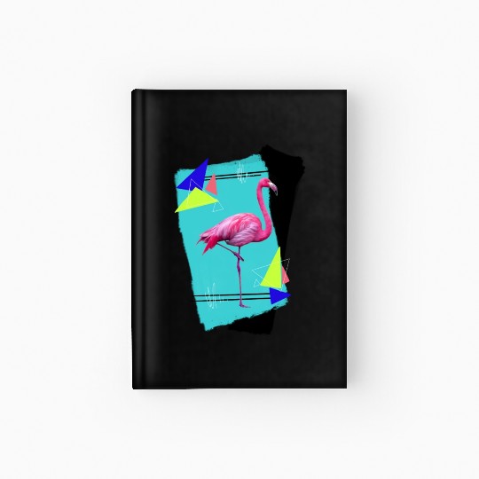 Retro Flamingo Hardcover Journal