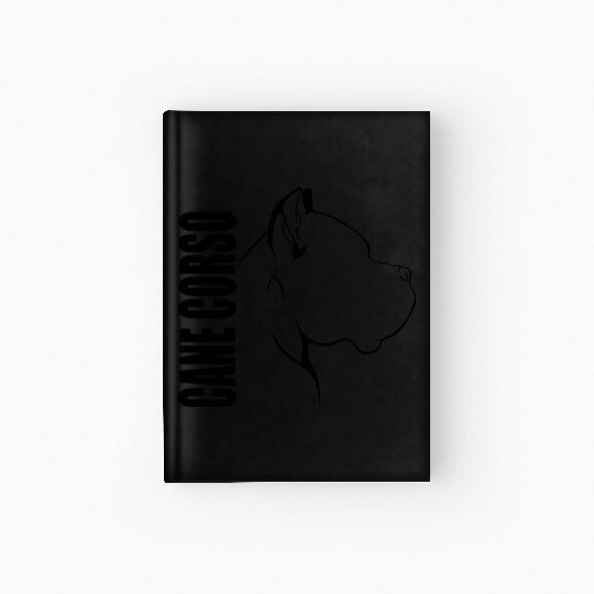 Proud Cane Corso Profile dog mom Hardcover Journal