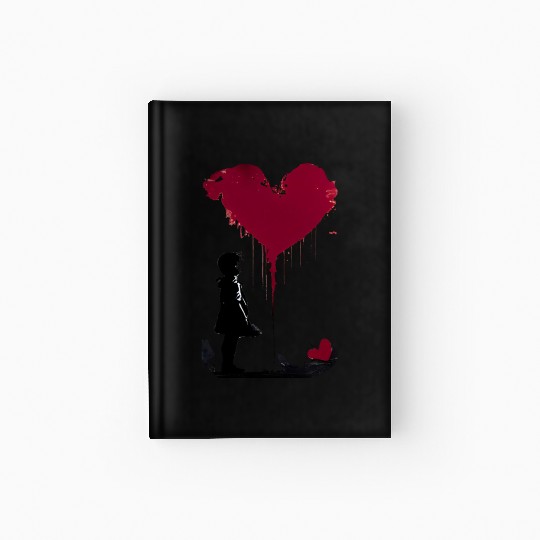 Banksy Love Heart Style Hardcover Journal