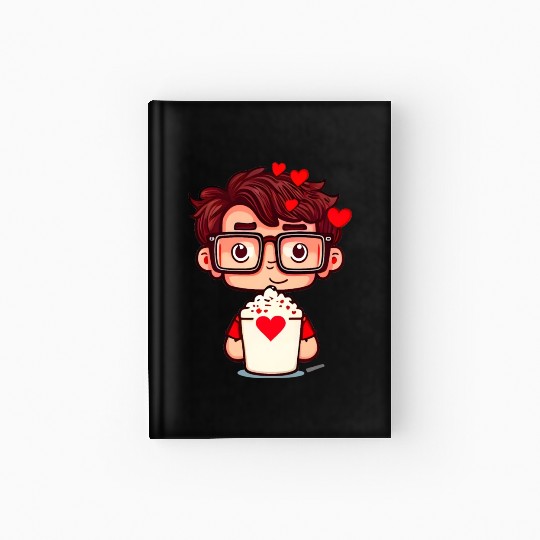Popcorn Movie Guy Hardcover Journal