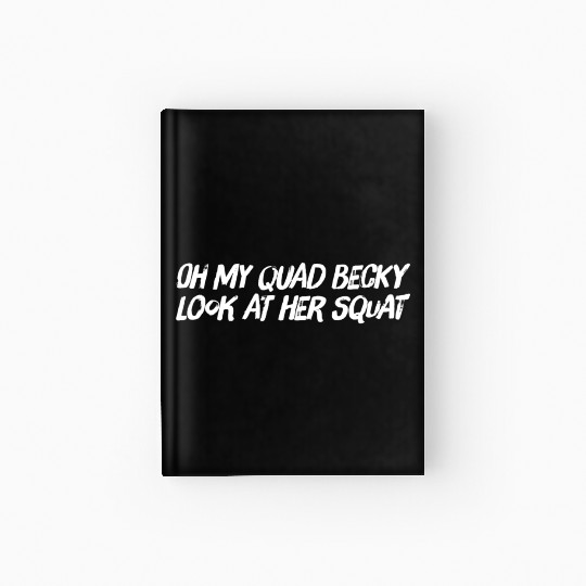 Funny Exercise Squat Women s Fitness Gym Gift Hardcover Journal