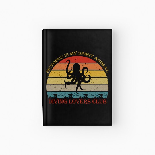 Octopus Lover Hardcover Journal