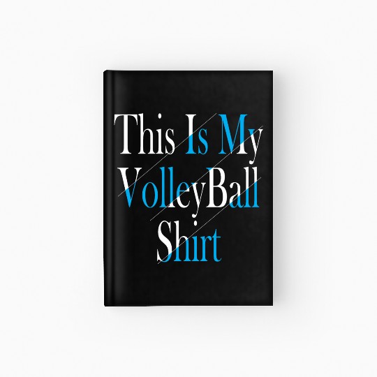 This Is My Volleyball Hardcover Journal