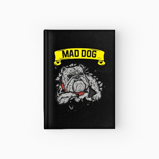 Mad Dog - Pitpull Lover Hardcover Journal