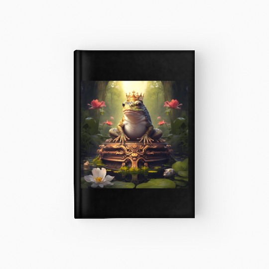 The Frog Prince's Throne Hardcover Journal