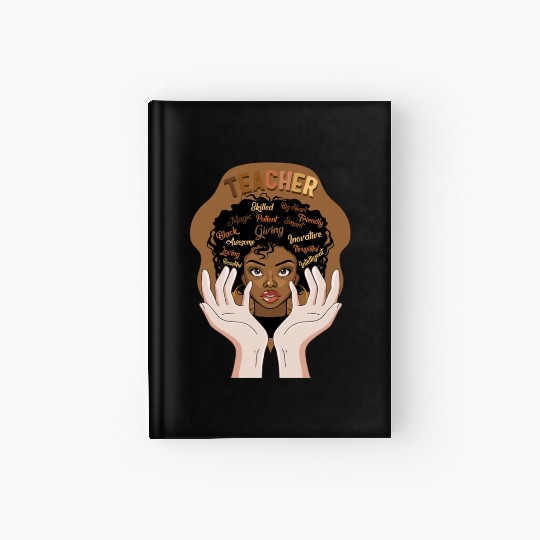 Black Lives Matter Hardcover Journal, Smart Black Teacher