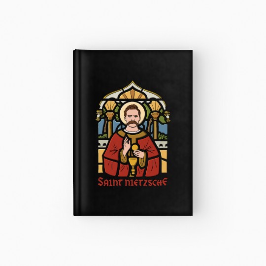 Saint Nietzsche Design for a Philosophy Student Hardcover Journal