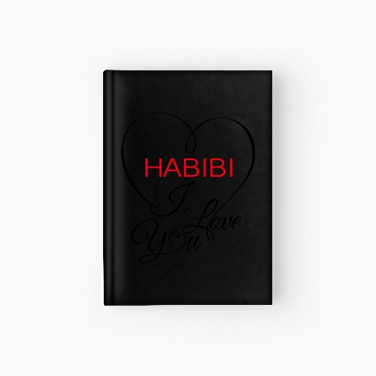 habibi i love you Hardcover Journal