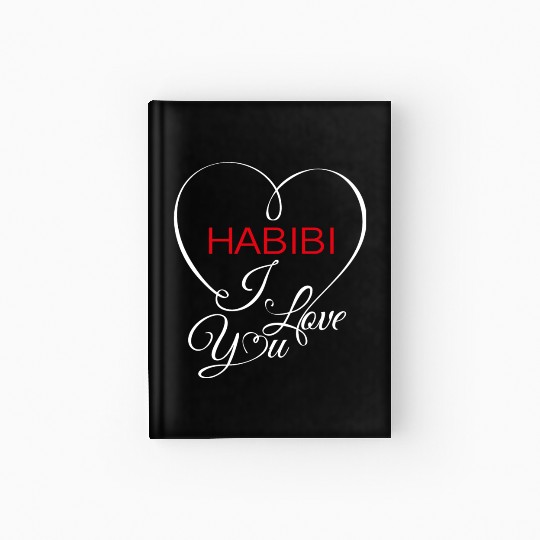 Habibi i love you Hardcover Journal