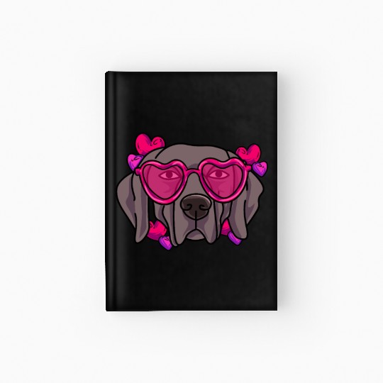 I Love My Weimaraner Hardcover Journal