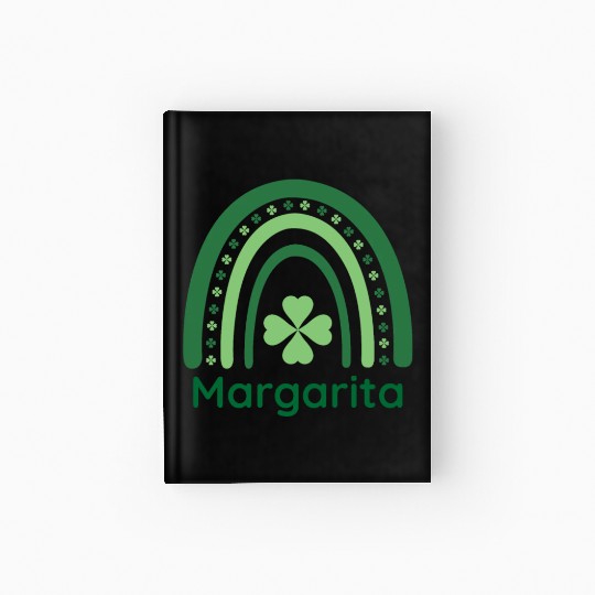 Margarita Clover Charm Boho Rainbow Hardcover Journal