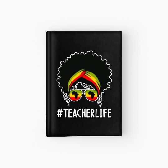 Teacher African Women Black History Month Hardcover Journal