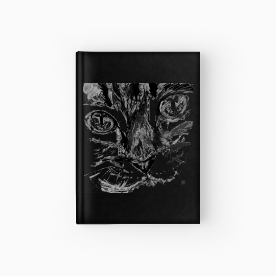 cat face Hardcover Journal
