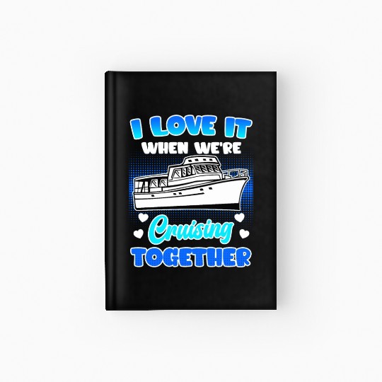 Cruising together cruise ship holiday spring break Hardcover Journal