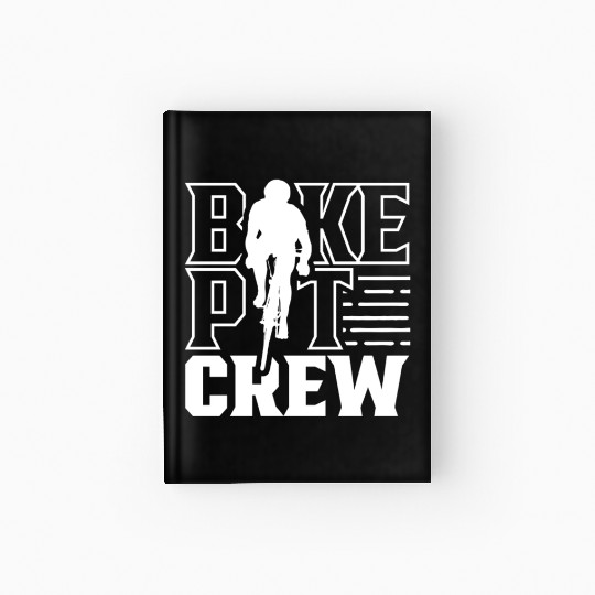 Bike Pit Crew Bicycle Mechanic Bike Race Racing Hardcover Journal