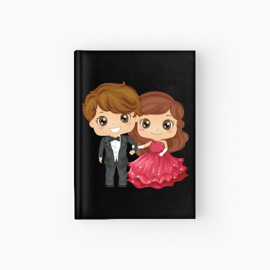 The groom and the bride Hardcover Journal
