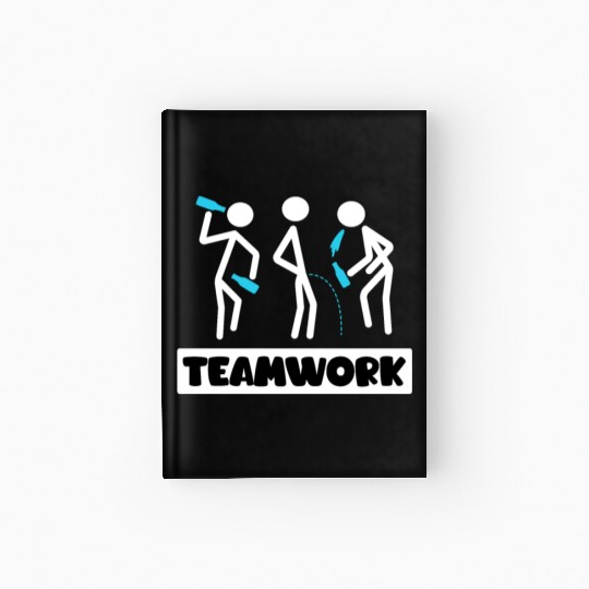 Teamwork Summer Vacation with Friends Spring Break Hardcover Journal
