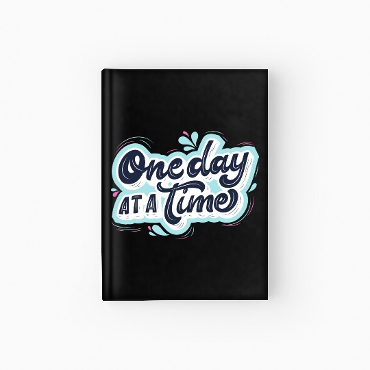 One day at a time Hardcover Journal