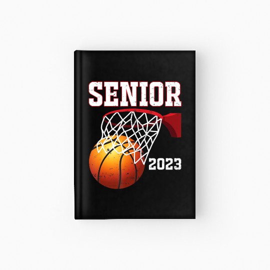 Graduate Senior Class of 2023 Basketball Player Hardcover Journal