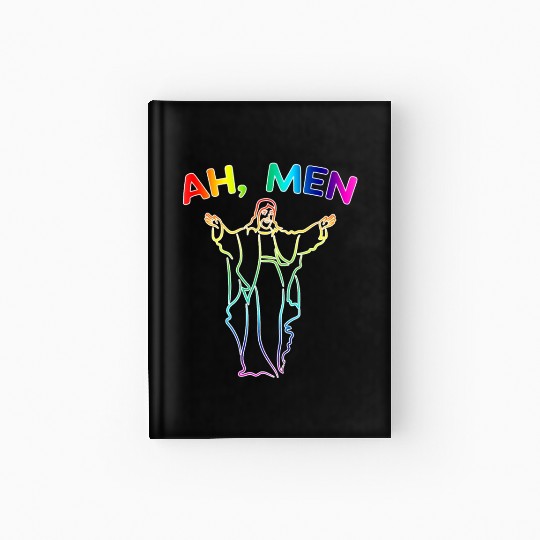 LGBTQ Jesus Hardcover Journal Religious Ah, MEN Hardcover Journal