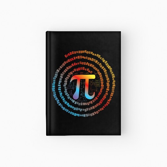 Funny Pi Day Color Numbers Hardcover Journal For Teachers Studen