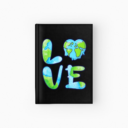 LOVE Earth Day 2023 Cute Earth Lover Kids Hardcover Journal
