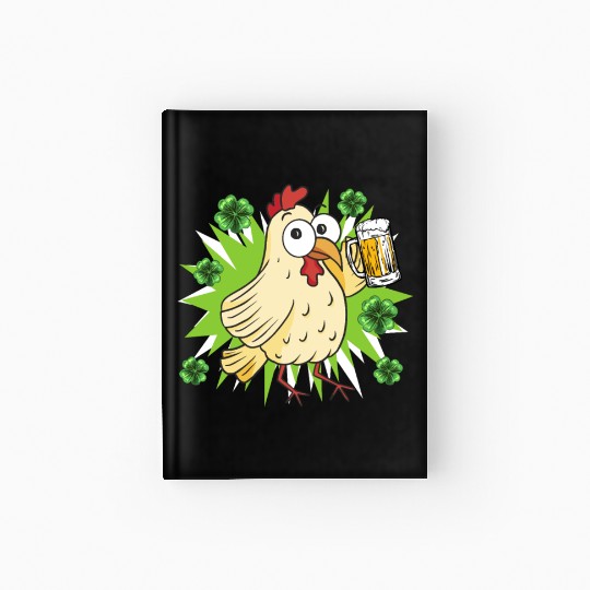 St Patricks Day ChickenSt. Patrick's Day Chicken Hardcover Journal